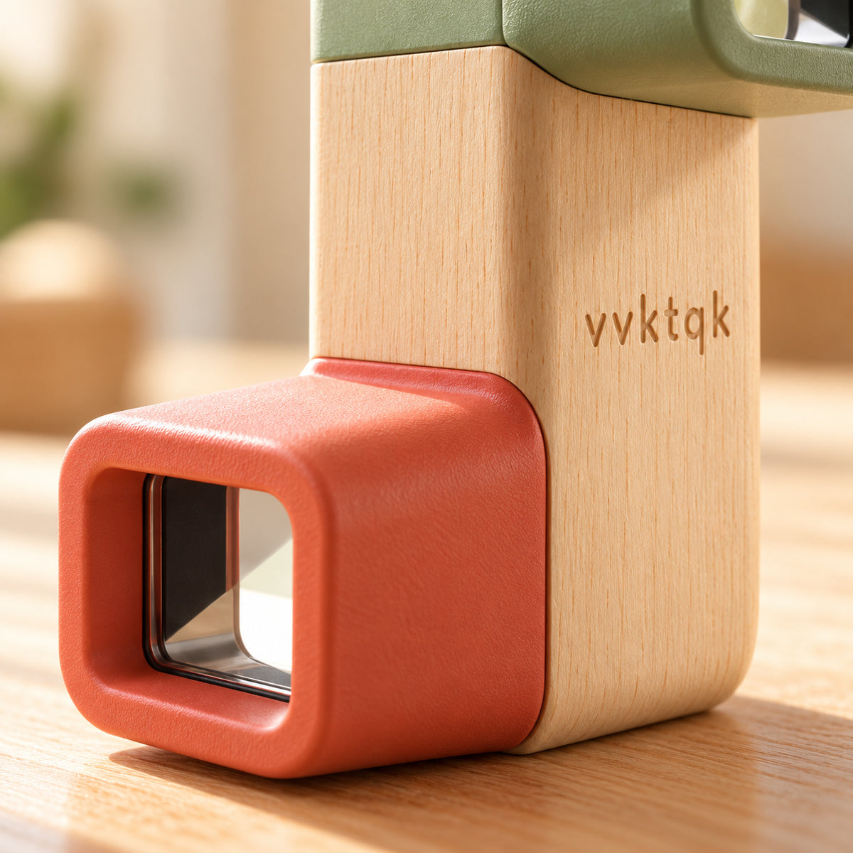 Close-up of vvktqk Pocket Explorer Pretend Periscope showing its distinctive construction and textures.